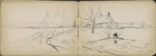 House by a Bridge at Steenbergen