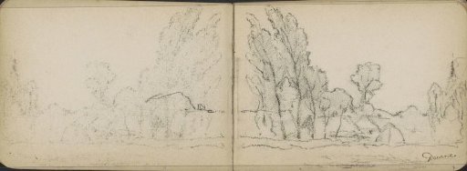 Landscape with houses in Deurne