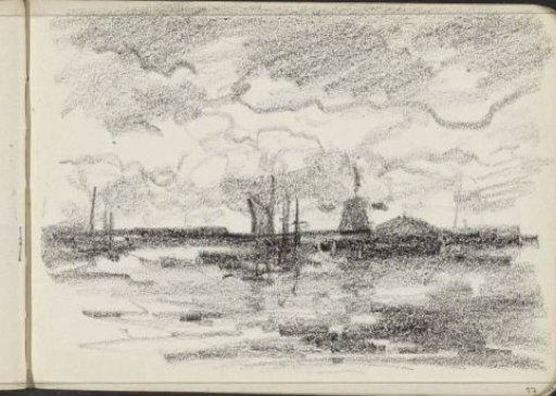 Landscape with a mill by the water