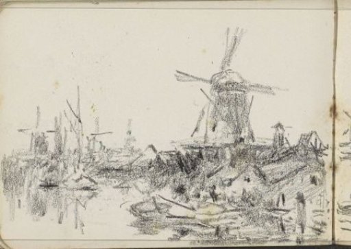 Mill at a waterside