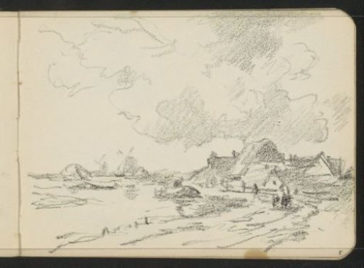 Houses along the water