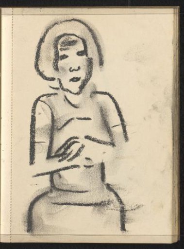 Girl with crossed arms