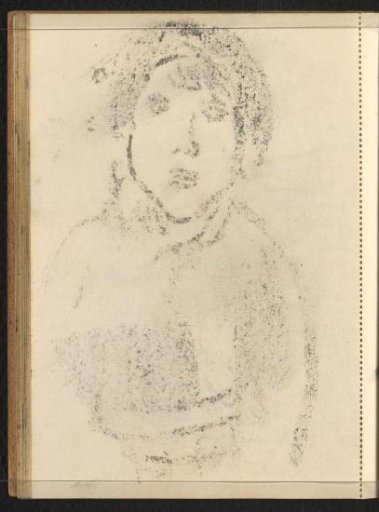 Cast of the drawing on page 18 recto