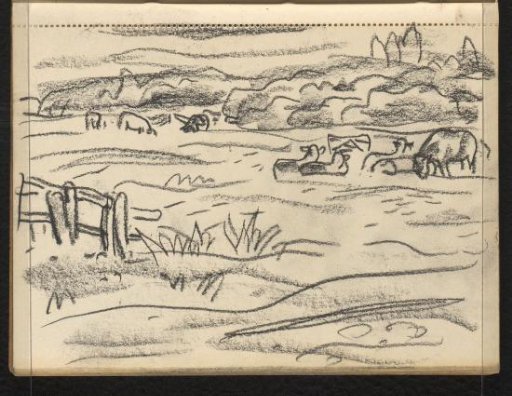 Landscape with cows