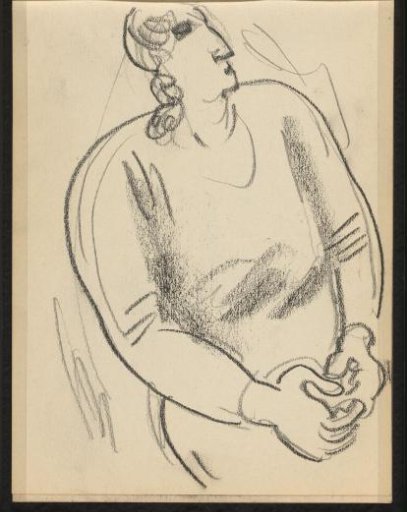 Figure with Hands Together