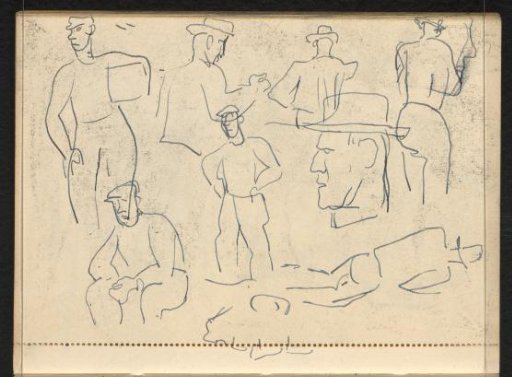 Man in various poses