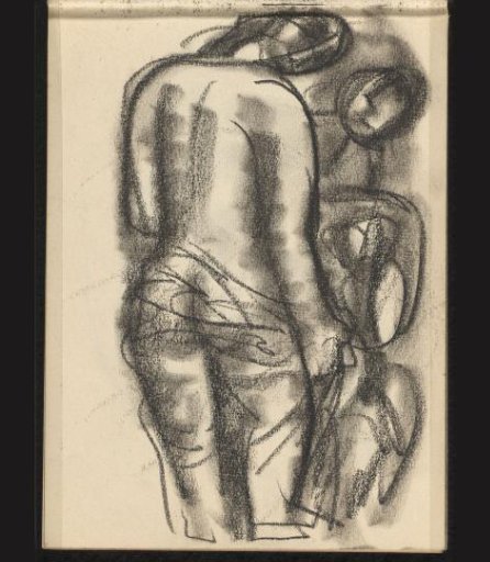 Two standing nude figures