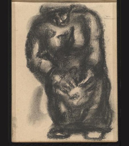 Seated figure