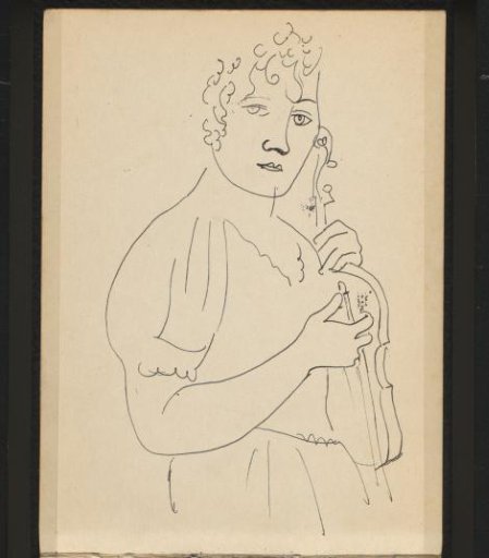 Figure with a violin