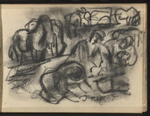 Landscape with figures and trees