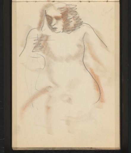 Seated figure