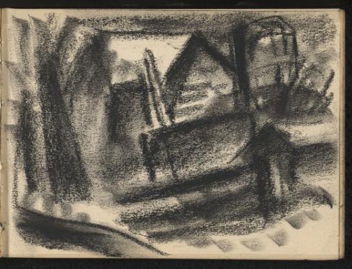 Landscape with a farm