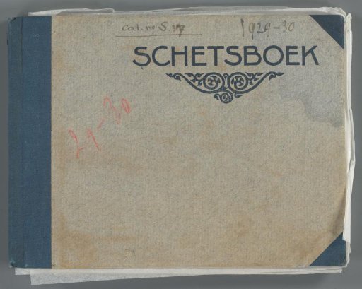 Sketchbook with 22 sheets