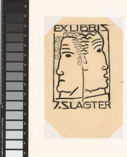 Ex libris for J. Slagter (design)