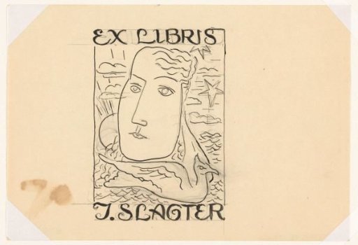 Ex libris for J. Slagter (design)