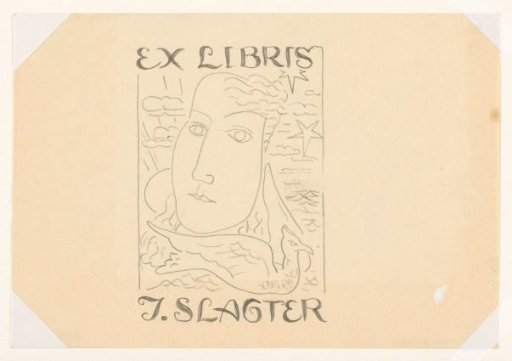 Ex libris for J. Slagter (design)