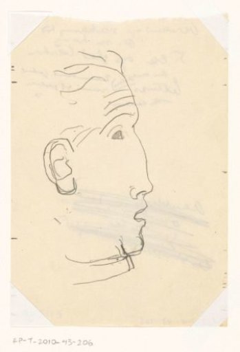Two heads and profile