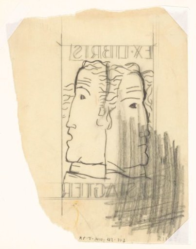 Ex libris for J. Slagter (design)