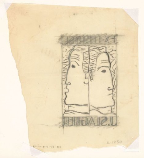Ex libris for J. Slagter (design)