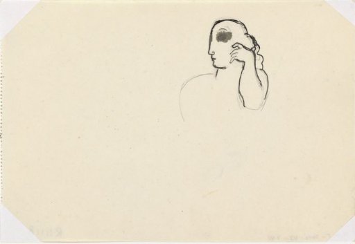 Sketch for 'L'art Hollandais contemporain' by Paul Fierens (bathers, detail)