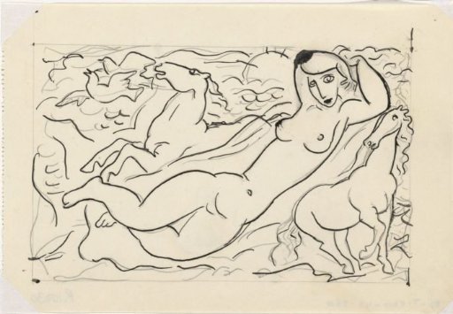 Venus vignette for the book 'L'art Hollandais contemporain' by Paul Fierens