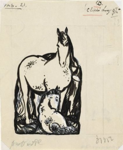Untitled (horse and foal)
