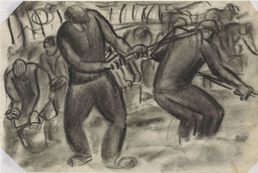 Potato Diggers in the Field