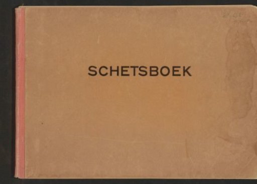 Sketchbook with 13 sheets