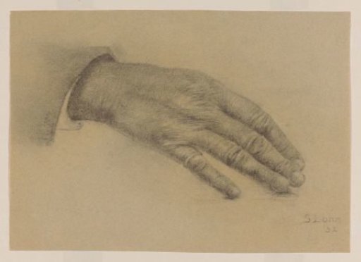 Study of an outstretched hand