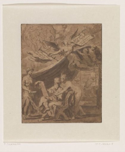 Frontispiece Design for Het groot Schilderboek