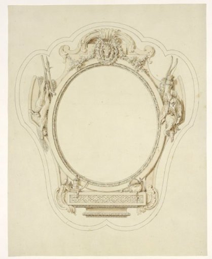 Two designs for hand screens