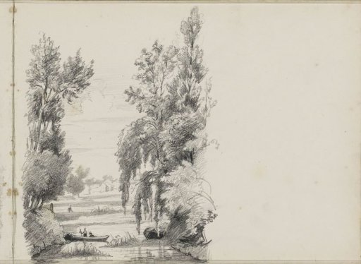 River landscape at Sainte-Maure