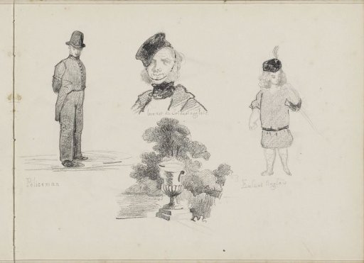 English policeman and boy