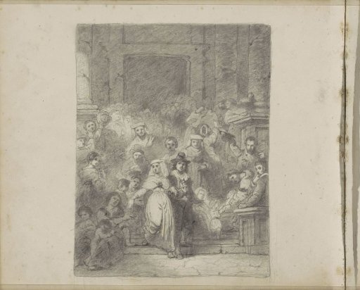 Married Couple Leaving a Church