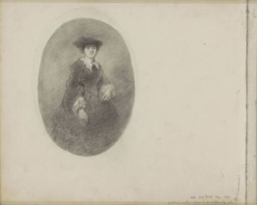 Portrait of a woman, probably the artist's wife