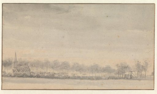The Village of Nederhorst and the Castle from the South