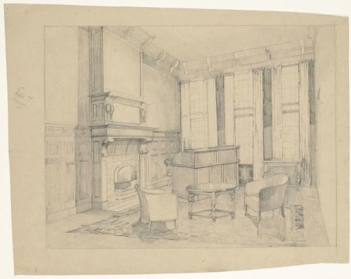 Interior of a study