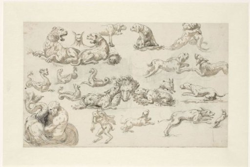Studies of animals and half-creatures