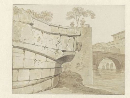 Isola San Bartolommeo with the Ponte Quattro Capi, formerly the Pons Fabricius, Rome