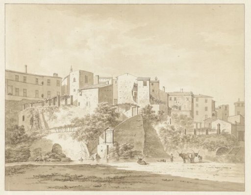 View of the waterfalls of Tivoli