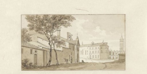 View of Rome, with the churches of S. Giuliano, Ss. Vito e Modesto, and Sta. Maria Maggiore