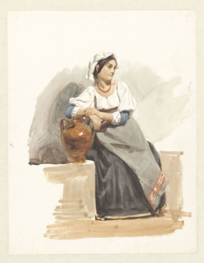 Costume study of an Italian girl