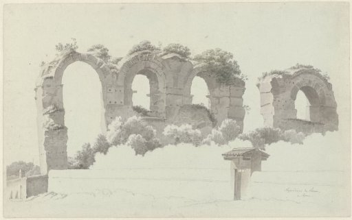 A Part of an Aqueduct in Rome