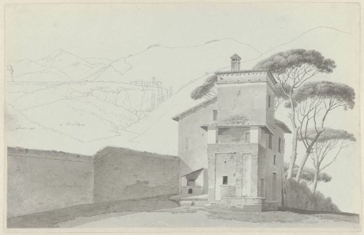 The monastery at Vicovaro, and the porter's lodge in the Villa Borghese
