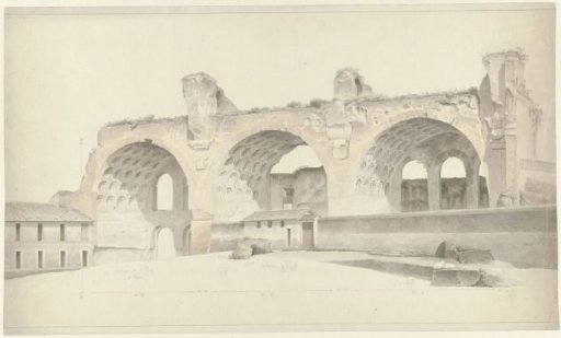 The Basilica of Maxentius and Constantine in Rome