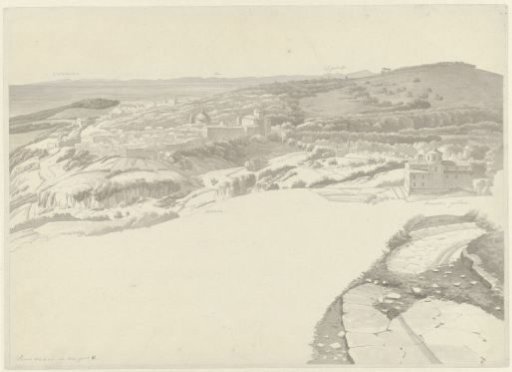 View from Genzano to Ariccia