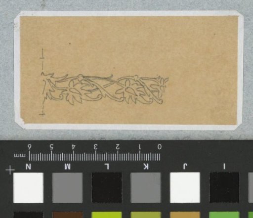 Design for a scrollwork frieze