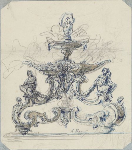 Design for a table centerpiece or jardinière