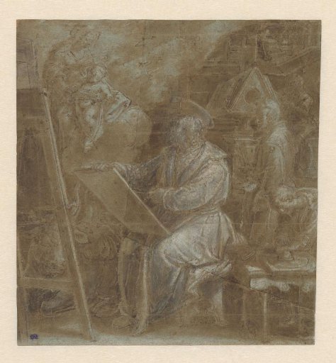 Saint Luke painting the Madonna with Child