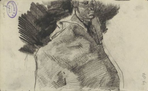 Man in a cloak or cape